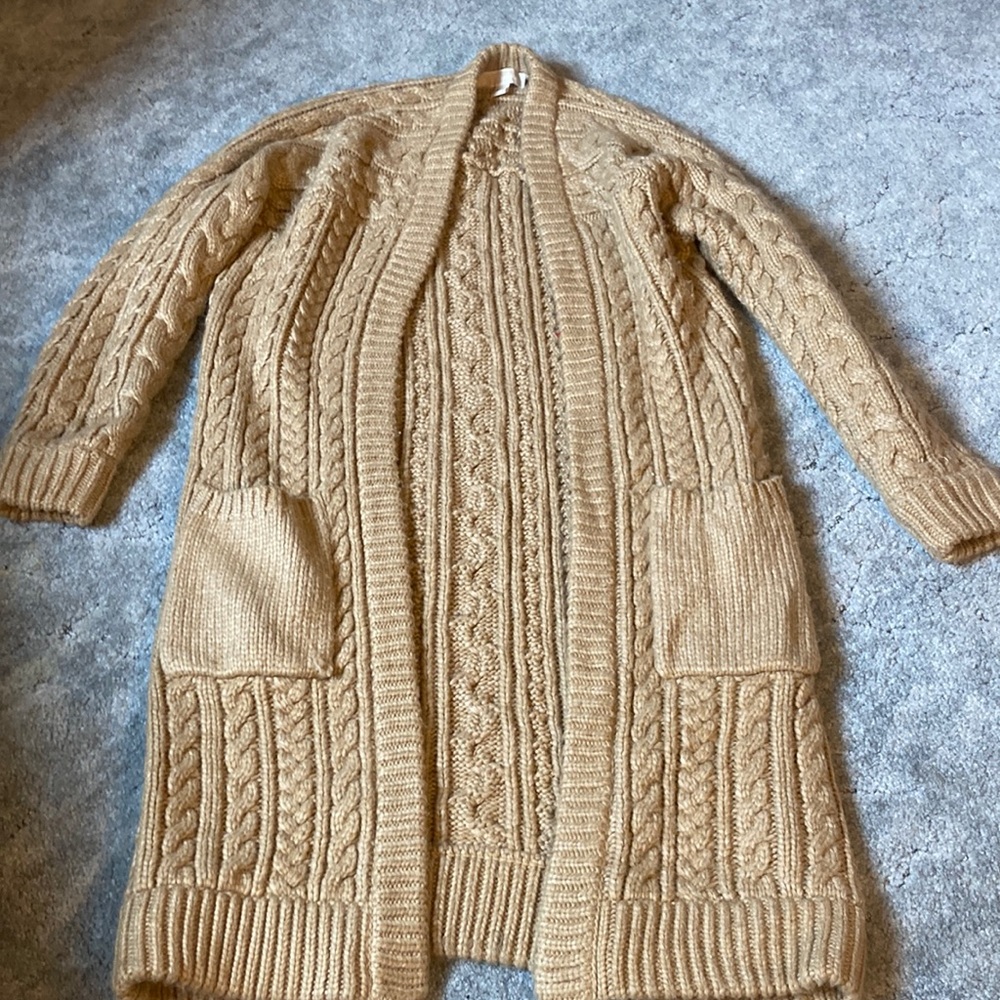 MICHEAL KORS knitted beige cardigan size M